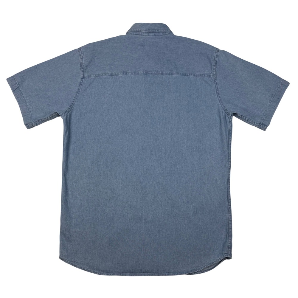 Peregrine Bay Titanic Crew Embroidered Denim Button Front Mens Shirt Retro Vtg - Picture 3 of 9